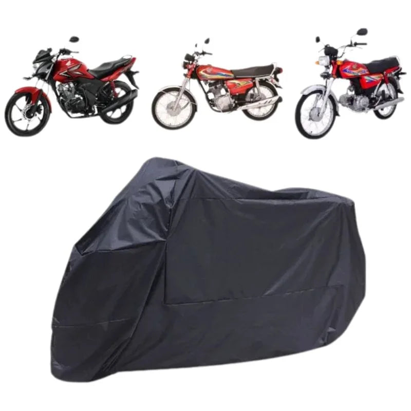 Bike Cover Dust & Water Proof | Universal 70CC Scratch & Rust Protection Cover | Random Color