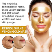 Retinol Snake Venom Peptide Gold Mask | Anti-Aging Moisturizing Brightening Skincare Cream 100g