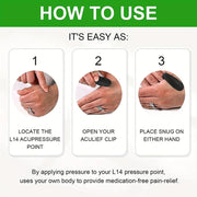 Sugar Control LI4 Acupressure Hand Clip | Stress & Migraine Relief | Random Color