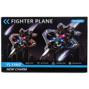 Premium RC Fighter Plane 2.4 GHz | Remote Control Foam Airplane Toy with Lights & 3D Stunt Glider