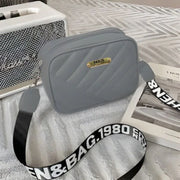 Gray Leather Handbag for Girls & Women | Stylish Shoulder & Crossbody Bag | Daily Use & Gift