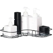 Wall Corner Rack | Multipurpose Kitchen & Bathroom Corner Organizer | Metal Wall Mount Storage Rack