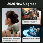 Neck & Shoulder Kneading Massager | Model BLD- 893 | Wireless Shiatsu Deep Kneading Massager with Heat | For Neck, Shoulders, Back & Body Relaxation