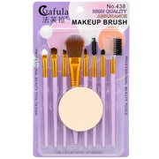 9 PCS Makeup Brush Set | Professional Beauty Tools for Foundation, Blending, Contouring & Eyeshadow | Soft Synthetic Bristles | Pink