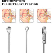 6-Piece Ear Wax Cleaning Kit |  Portable & Easy to Use