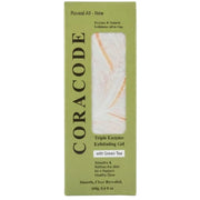 Coracode Triple Enzyme Exfoliating Gel With Green Tea | Facial Exfoliating Gel for Dead Skin & Skin Texture | 100g