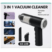 3-in-1 Portable Vacuum Cleaner, Duster & Air Blower | Wireless Handheld Cleaning for Car & Home