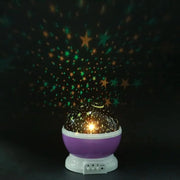Star Master Projector Night Lamp | 360° Rotating LED Moon & Starry Sky Projector | USB & Battery Operated | Portable Night Light | Random Color