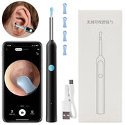 Smart Visual Ear Cleaner with 1080P HD Camera | Wireless Ear Wax Removal Otoscope | LED Ear Cleaning Tool for Android & iOS | Rechargeable & Portable
