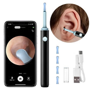 Smart Visual Ear Cleaner with 1080P HD Camera | Wireless Ear Wax Removal Otoscope | LED Ear Cleaning Tool for Android & iOS | Rechargeable & Portable